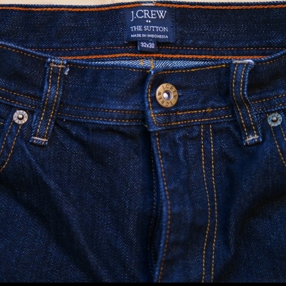 J. Crew Factory Sutton Jeans in dark blue 32x30 - Picture 3 of 3